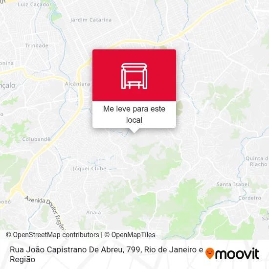Rua João Capistrano De Abreu, 799 mapa