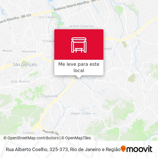 Rua Alberto Coelho, 325-373 mapa
