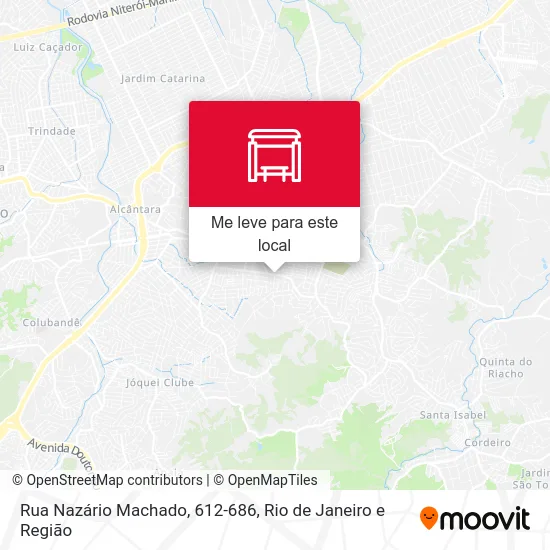 Rua Nazário Machado, 612-686 mapa