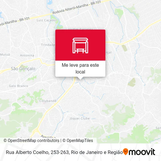 Rua Alberto Coelho, 253-263 mapa