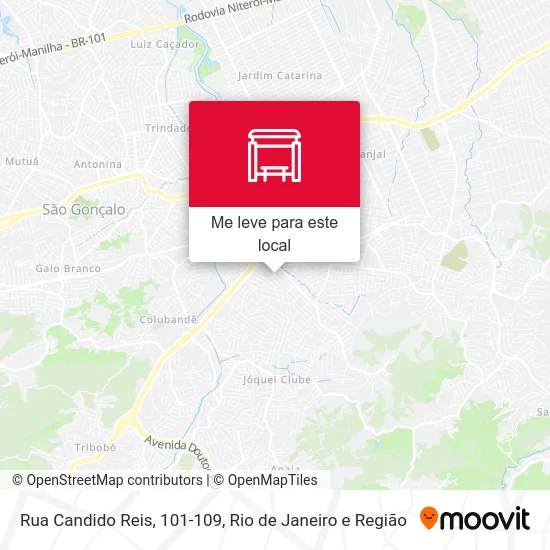Rua Candido Reis, 101-109 mapa