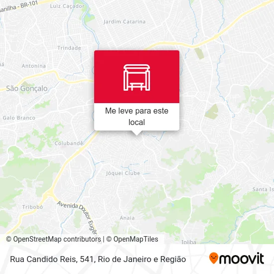 Rua Candido Reis, 541 mapa