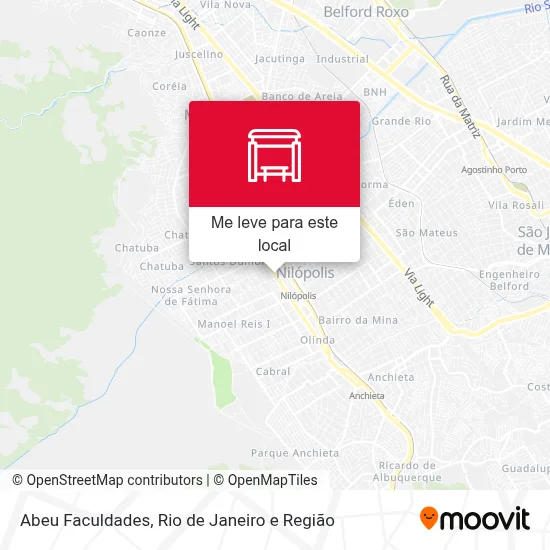 Abeu Faculdades mapa