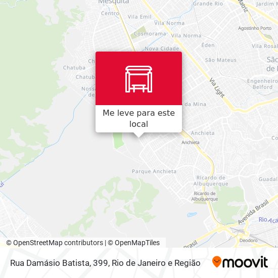 Rua Damásio Batista, 399 mapa
