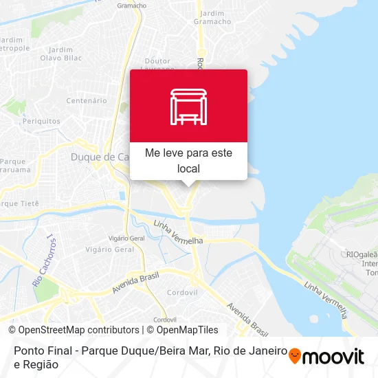 Ponto Final - Parque Duque / Beira Mar mapa