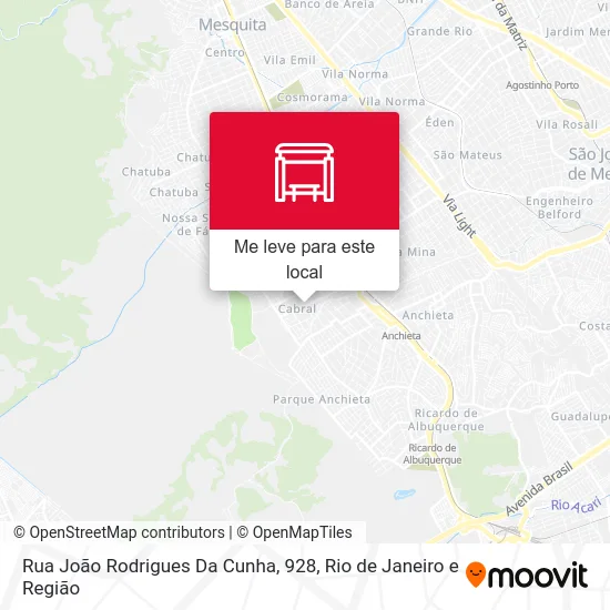 Rua João Rodrigues Da Cunha, 928 mapa