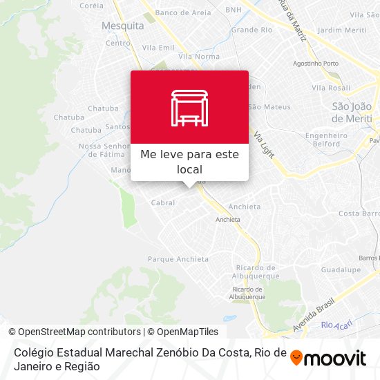 Colégio Estadual Marechal Zenóbio Da Costa mapa