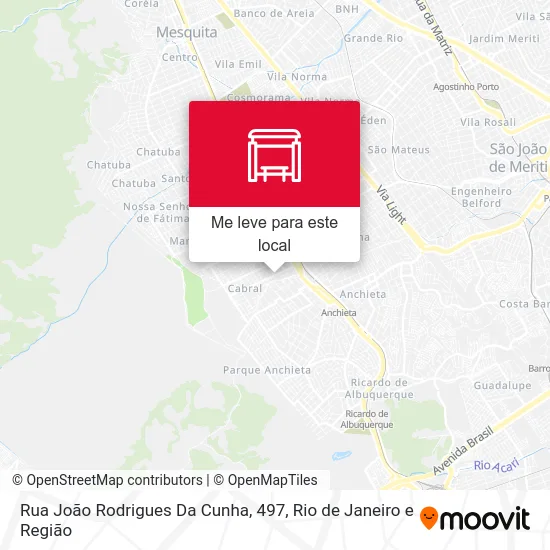 Rua João Rodrigues Da Cunha, 497 mapa