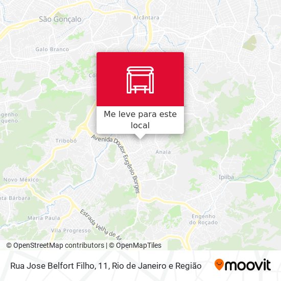 Rua Jose Belfort Filho, 11 mapa