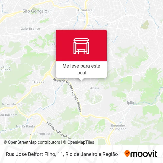 Rua Jose Belfort Filho, 11 mapa