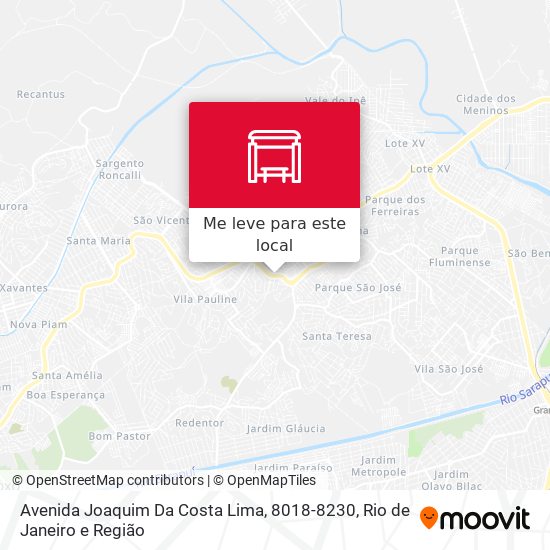 Avenida Joaquim Da Costa Lima, 8018-8230 mapa