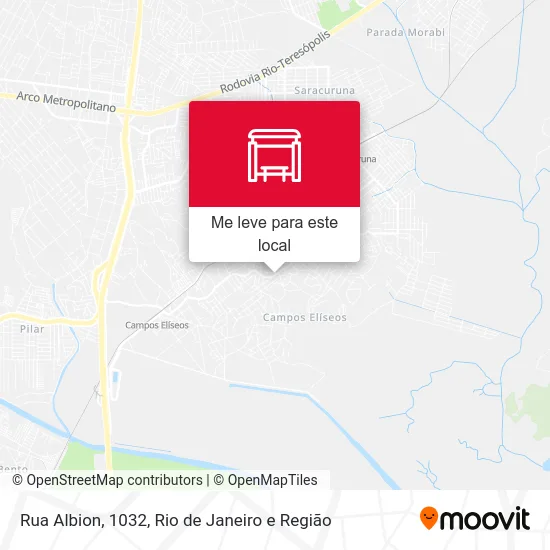 Rua Albion, 1032 mapa