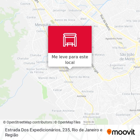 Estrada Dos Expedicionários, 235 mapa