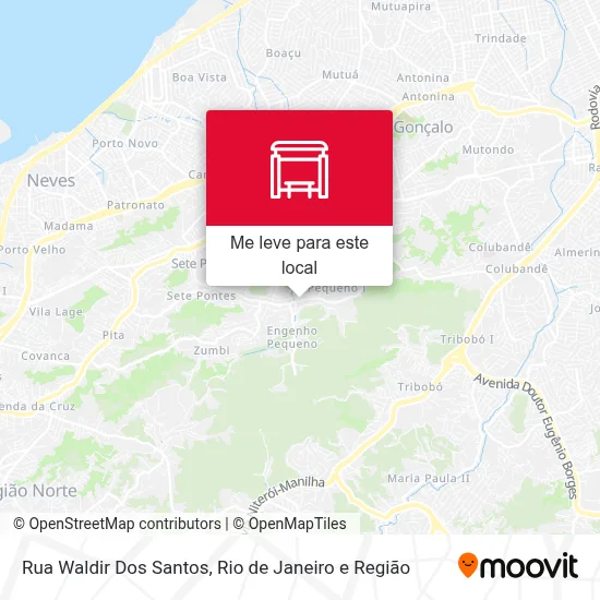 Rua Waldir Dos Santos mapa