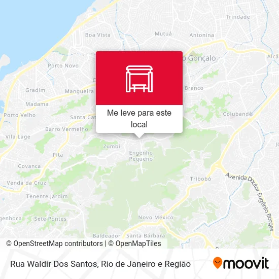 Rua Waldir Dos Santos mapa