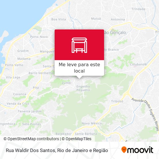 Rua Waldir Dos Santos mapa