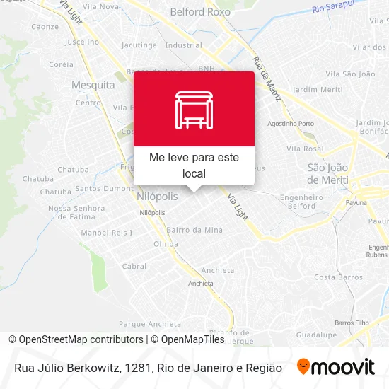 Rua Júlio Berkowitz, 1281 mapa