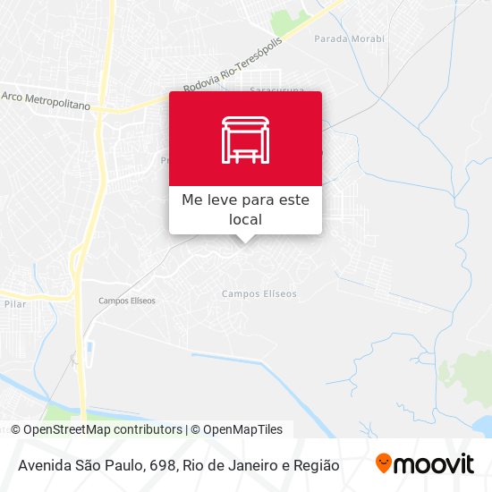 Avenida São Paulo, 698 mapa