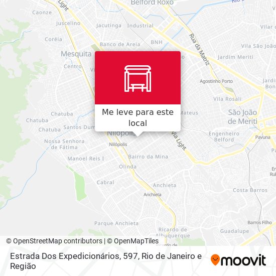 Estrada Dos Expedicionários, 597 mapa