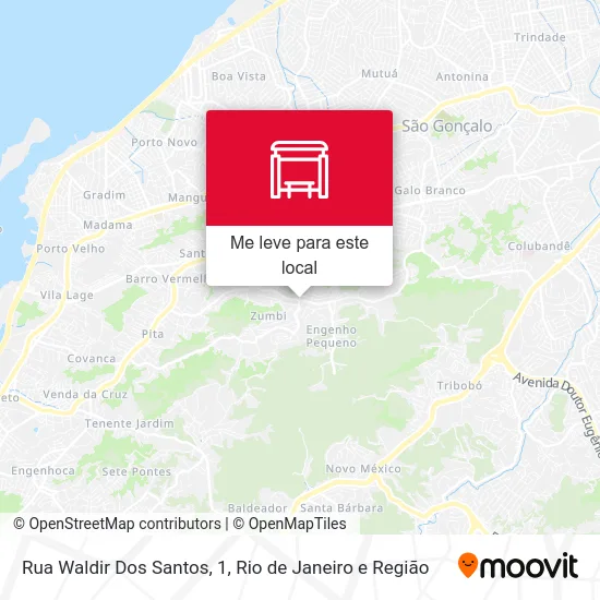 Rua Waldir Dos Santos, 1 mapa