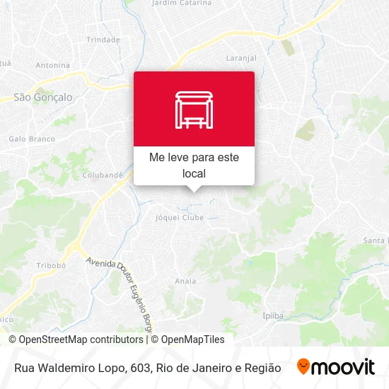 Rua Waldemiro Lopo, 603 mapa