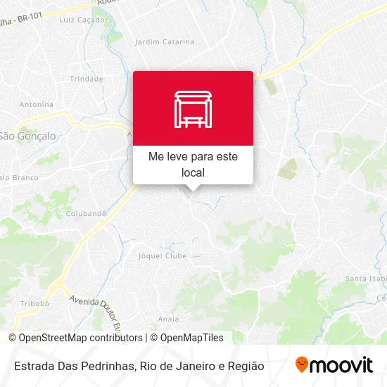 Estrada Das Pedrinhas mapa