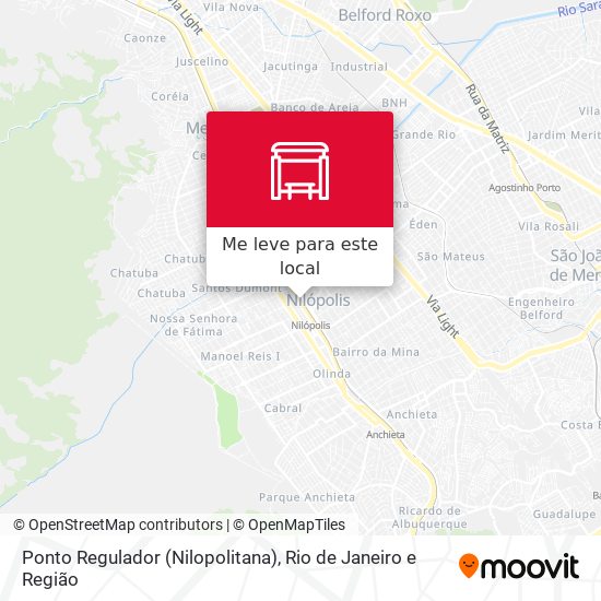 Ponto Regulador (Nilopolitana) mapa