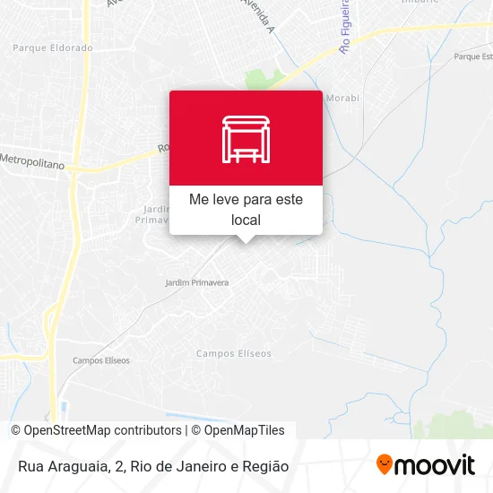 Rua Araguaia, 2 mapa