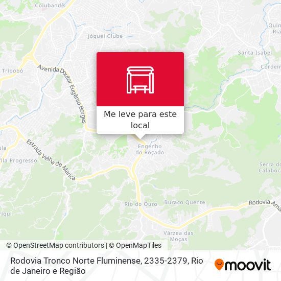 Rodovia Tronco Norte Fluminense, 2335-2379 mapa