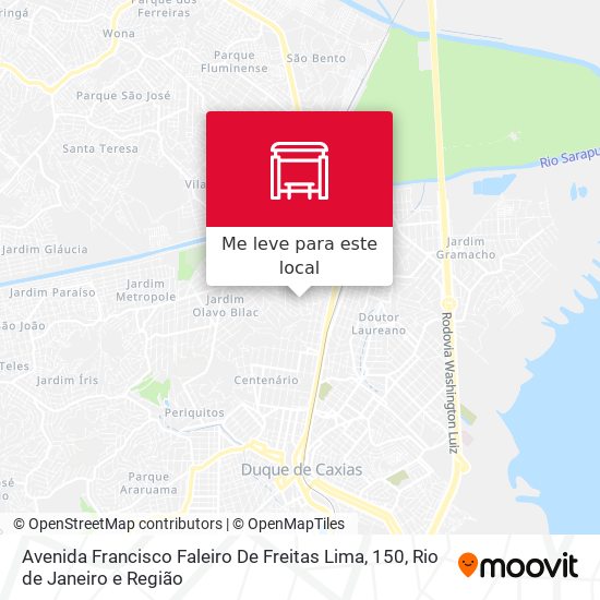 Avenida Francisco Faleiro De Freitas Lima, 150 mapa