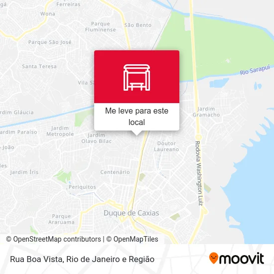Rua Boa Vista mapa