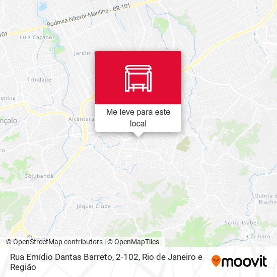 Rua Emídio Dantas Barreto, 2-102 mapa
