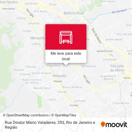 Rua Doutor Mario Valadares, 353 mapa