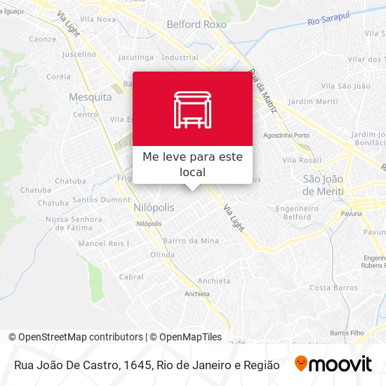 Rua João De Castro, 1645 mapa