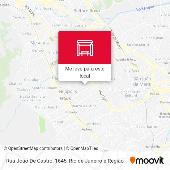 Rua João De Castro, 1645 mapa