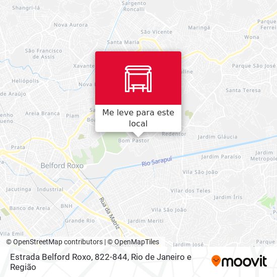 Estrada Belford Roxo, 822-844 mapa
