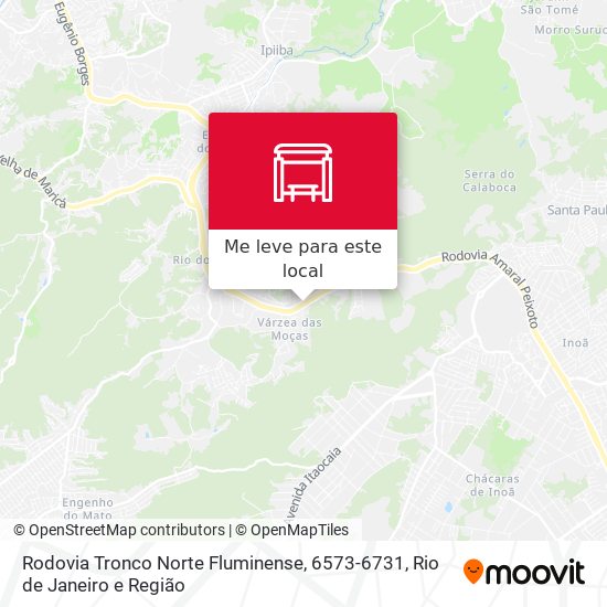 Rodovia Tronco Norte Fluminense, 6573-6731 mapa