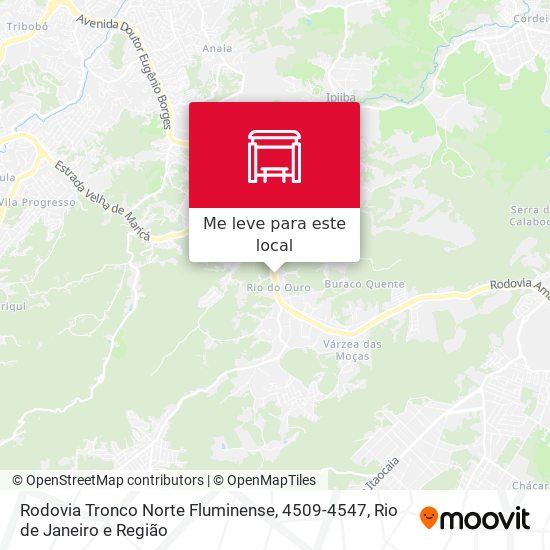 Rodovia Tronco Norte Fluminense, 4509-4547 mapa