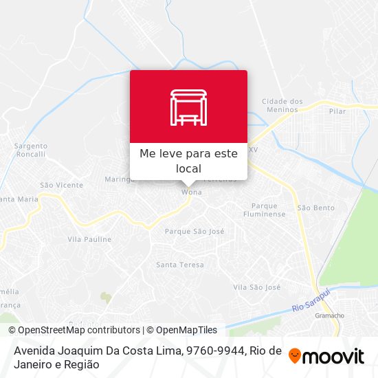Avenida Joaquim Da Costa Lima, 9760-9944 mapa
