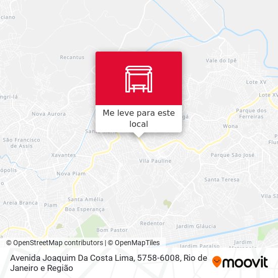 Avenida Joaquim Da Costa Lima, 5758-6008 mapa