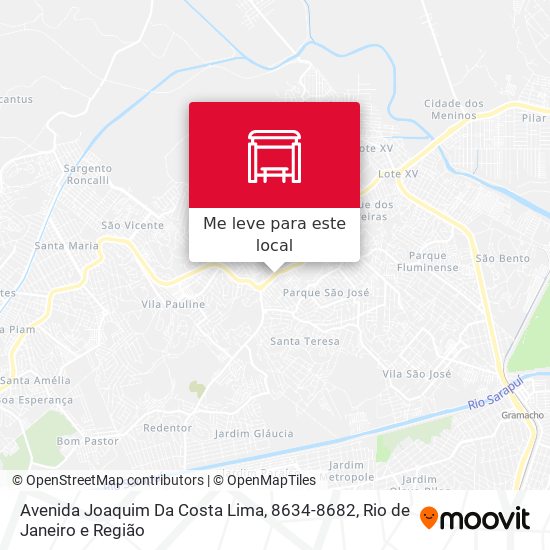 Avenida Joaquim Da Costa Lima, 8634-8682 mapa