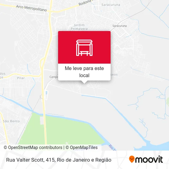 Rua Valter Scott, 415 mapa