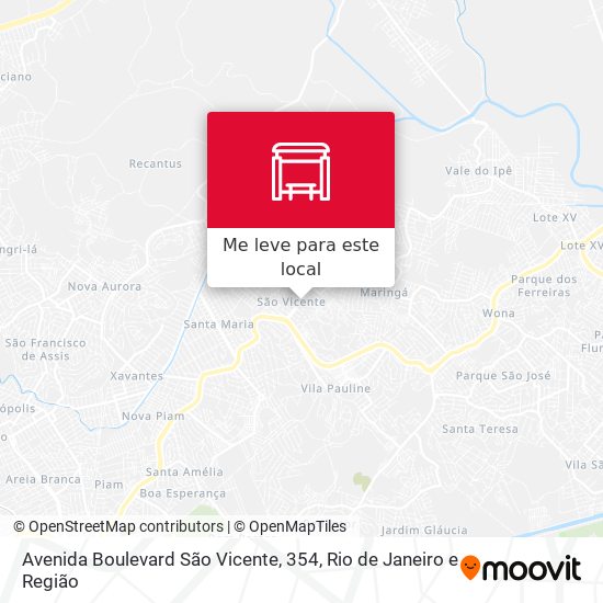 Avenida Boulevard São Vicente, 354 mapa
