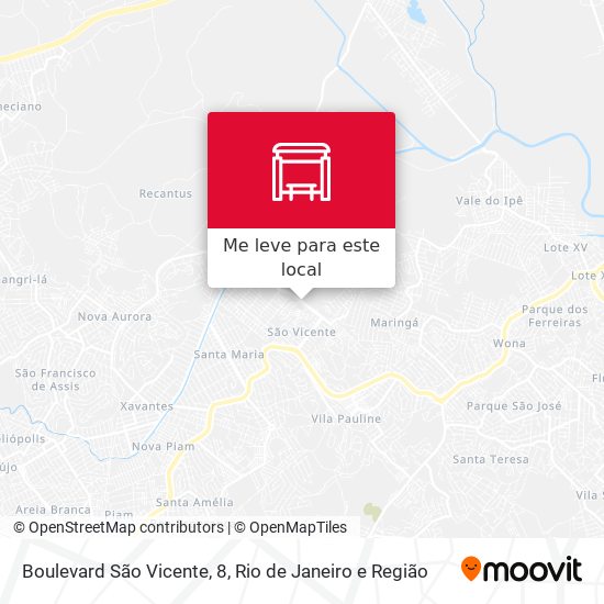 Boulevard São Vicente, 8 mapa
