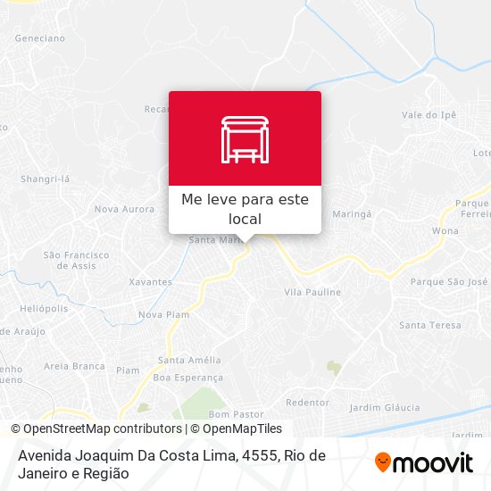 Avenida Joaquim Da Costa Lima, 4555 mapa