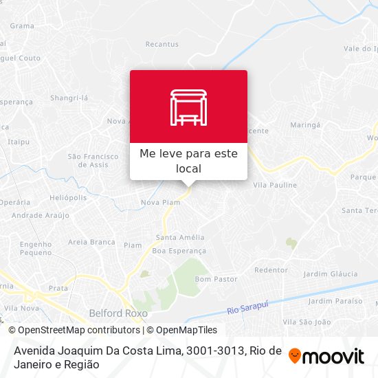 Avenida Joaquim Da Costa Lima, 3001-3013 mapa