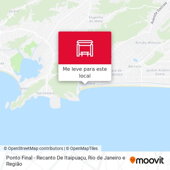 Ponto Final - Recanto De Itaipuaçu mapa