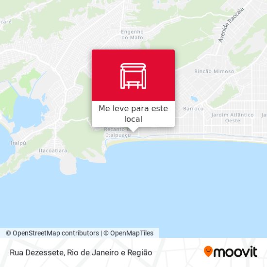 Rua Dezessete mapa