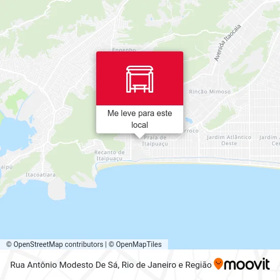 Rua Antônio Modesto De Sá mapa