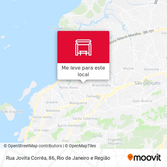 Rua Jovita Corrêa, 86 mapa